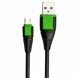 USB Кабель Scosche syncABLE™ Micro USB Cable Black / Green (USBM3G) - мініатюра 2
