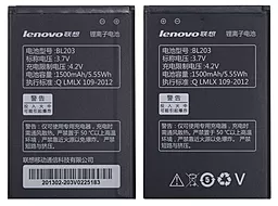 Аккумулятор Lenovo A308t IdeaPhone (1500 mAh) 12 мес. гарантии - миниатюра 4