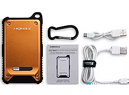 Повербанк Momax iPower Tough 2 power bank 9000 mAh, [BAIPOWER29O] Orange - миниатюра 2