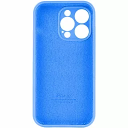 Чехол Silicone Case Full Camera для Apple IPhone 14 Pro Surf Blue - миниатюра 2