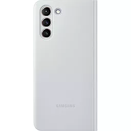 Чехол Samsung Clear View Cover G991 Galaxy S21 Light Gray (EF-ZG991CJEGRU) - миниатюра 2