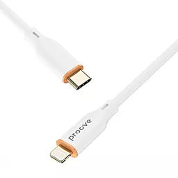 Кабель USB PD Proove Jelly Silicone 27W USB Type-C - Lightning Cable White (CCJS27002102) - миниатюра 3