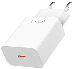 Сетевое зарядное устройство XO L126 20w PD USB-C fast charging white