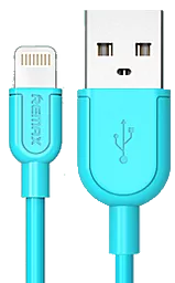 Кабель USB Remax Souffle Lightning  Blue (RC-031i)