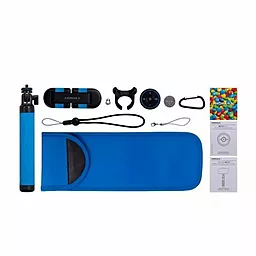 Монопод для селфі Momax Selfie Hero 150cm Black/Blue (KMS8D) - мініатюра 3