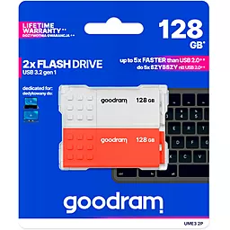 Флешка GooDRam 2x128 GB UME3 MIX 2-PACK USB (UME3-1280MXR11-2P) - миниатюра 6