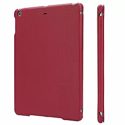 Чохол для планшету JisonCase PU leather case for iPad Air Rose red [JS-ID5-09T34] - мініатюра 4