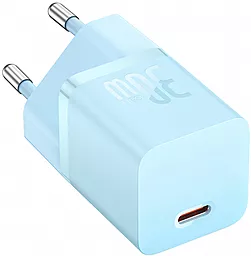 Сетевое зарядное устройство Baseus 30W GaN5 Fast Charger USB-C Blue (CCGN070603) - миниатюра 2