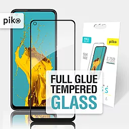 Защитное стекло Piko Full Glue для Oppo A96 Черное (1283126522185) - миниатюра 2
