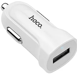 Автомобильное зарядное устройство Hoco Z2 1.5A 1USB White + USB Cable iPhone 6 - миниатюра 3