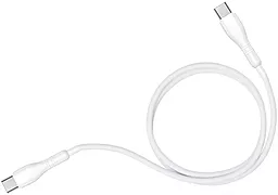 Кабель USB PD Jellico A18 60W 3.1A USB Type-C - Type-C Cable White - миниатюра 3