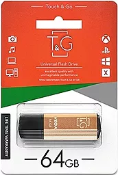 Флешка T&G 64GB Vega 121 (TG121-64GBGD) Gold - миниатюра 2