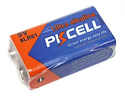 Батарейки PKCELL Крона (6LR61) SHRINK 1шт 9 V