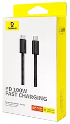 Кабель USB PD Baseus Dynamic 3 Series 100w 5a USB Type-C - Type-C cable black (P10367000111-00) - миниатюра 7