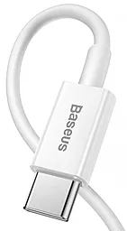 Кабель USB PD Baseus Superior 20W USB Type-C - Lightning Cable White (CATLYS-A02) - миниатюра 3