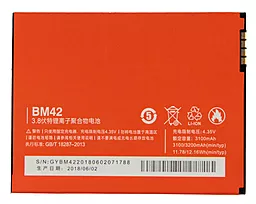Аккумулятор Xiaomi Redmi Note / BM42 (3100 mAh)