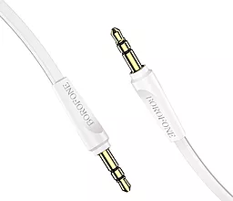 Аудио кабель Borofone BL6 AUX mini Jack 3.5mm M/M Cable 1 м white - миниатюра 2