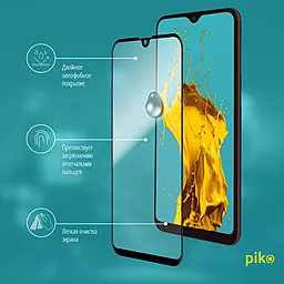 Защитное стекло Piko Full Glue Samsung A505 Galaxy A50 Black (1283126492198) - миниатюра 4