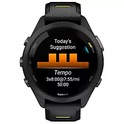 Смарт-часы Garmin Forerunner 265S Black Bezel  and Case with Black/Amp Yellow Silicone Band (010-02810-53) - миниатюра 5