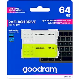 Флешка GooDRam 2x64 GB UME3 MIX 2-PACK USB (UME3-0640MXR11-2P) - миниатюра 4