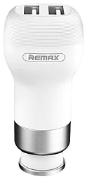 Автомобильное зарядное устройство Remax 2USB 2.4A White (RCC207)
