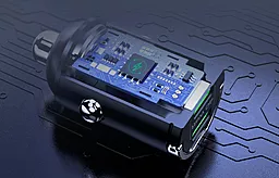 Автомобильное зарядное устройство Promate Bullet-PD40 40w USB-C/USB-A ports car charger black - миниатюра 6
