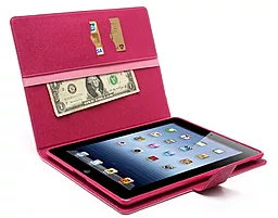 Чехол для планшета Mercury Fancy Diary Series Apple iPad 2, iPad 3, iPad 4 Crimson - Pink - миниатюра 4