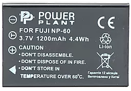 Аккумулятор для видеокамеры Fuji NP-60, SB-L1037, SB-1137, D-Li12, NP-30, KLIC-5000, LI-20B (1200 mAh) DV00DV1047 PowerPlant - миниатюра 2