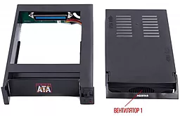 Карман для HDD AgeStar SR3P-SW-2F Black 3.5" SATA - миниатюра 2