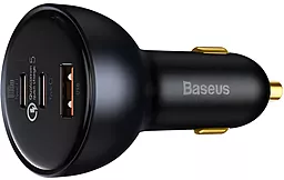 Автомобильное зарядное устройство Baseus 160W PD/QC5 2xUSB-C-1xA + USB-C-C Cable Grey (TZCCZM-0G) - миниатюра 3