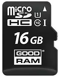 Карта памяти GooDRam microSDHC 16GB Class 10 UHS-I U1 (M1A0-0160R12)