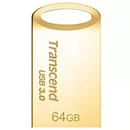 Флешка Transcend 64GB JetFlash 710 Metal Gold USB 3.0 (TS64GJF710G) - миниатюра 2