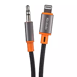 Аудио кабель McDodo Castle Series AUX mini Jack 3.5mm - Lightning M/M Cable 1.2 м black (CA-0780) - миниатюра 5