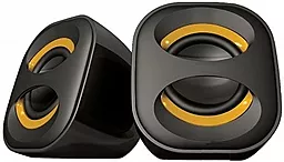 Колонки акустические Smartfortec К-3 USB Black/Orange - миниатюра 3