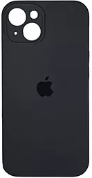 Чехол Silicone Case Full Camera для Apple iPhone 15 Pebble