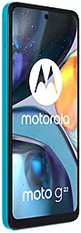 Смартфон Motorola Moto G22 4/128GB Dual Sim Iceberg Blue (PATW0030UA) - миниатюра 4
