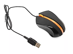 Компьютерная мышка A4Tech N-310-1 USB Black/orange - миниатюра 2