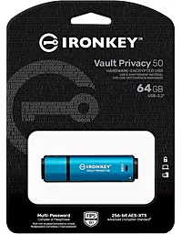Флешка Kingston 64 GB IronKey Vault Privacy 50 (IKVP50/64GB) - миниатюра 5