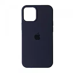 Чехол Silicone Case Full для Apple iPhone 14  Midnight Blue