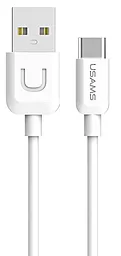 Кабель USB Usams U-Turn USB Type-C Cable White (US-SJ099)