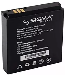 Аккумулятор Sigma mobile X-treme PQ22 / PQ23 (4500 mAh) + задняя крышка - миниатюра 3