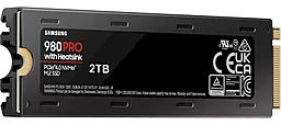 SSD Накопитель Samsung 980 PRO w/ Heatsink 2 TB (MZ-V8P2T0CW) - миниатюра 4
