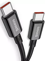 Кабель USB PD Baseus Superior 20V 5A USB Type-C - Type-C Cable Black (CATYS-B01) - миниатюра 2