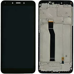 Дисплей Xiaomi Redmi 6, Redmi 6A з тачскріном і рамкою, Black