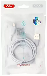 Кабель USB XO NB103 Bell micro USB Cable White - миниатюра 3