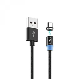 Кабель USB SkyDolphin S59T Magnetic USB to Type-C Black (USB-000441)