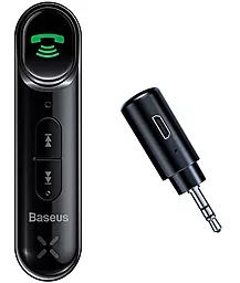 Bluetooth адаптер Baseus BSBA-02 AUX Wireless Audio Receiver BT5.0 Black (WXQY010001) - миниатюра 4