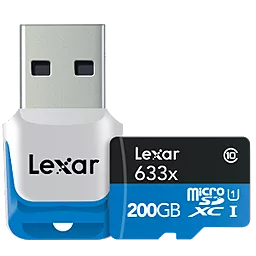 Карта пам'яті Lexar microSDXC 200GB 633x Class 10 UHS-I U1 (LSDMI200BBEU633R)