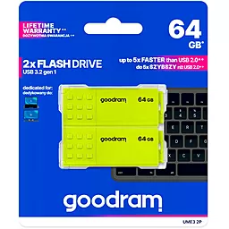 Флешка GooDRam 2x64 GB UME3 MIX 2-PACK USB (UME3-0640MXR11-2P) - миниатюра 12