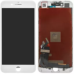 Дисплей Apple iPhone 7 Plus с тачскрином и рамкой, (IPS), White